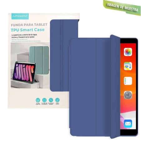 Funda Libro Smart Cover Azul con Soporte para Lápiz iPad 5 / 6 / 7 / 8 9.7"