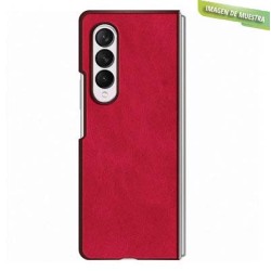 Carcasa Polipiel Rojo Samsung Galaxy Z Fold 4