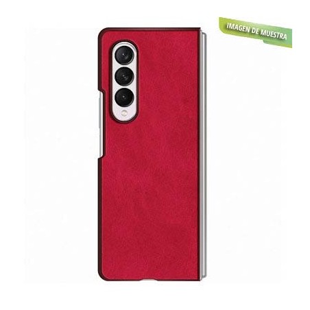 Carcasa Polipiel Rojo Samsung Galaxy Z Fold 4