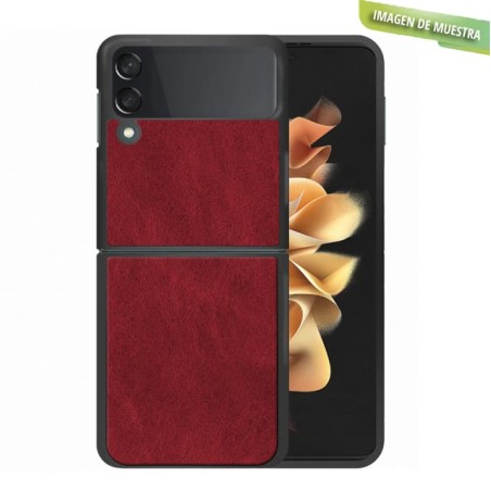Carcasa Polipiel Rojo Samsung Galaxy Z Flip 4