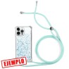 Funda Gel Reforzada Purpu + Colgante Azul Turquesa iPhone 14 Pro Max