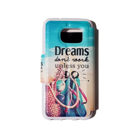 Funda Libro Dream Don't Work... Samsung Galaxy S7