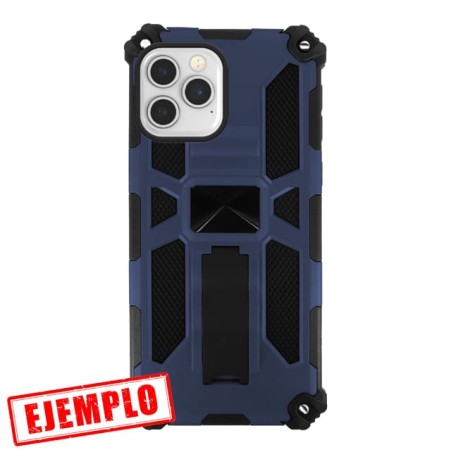 Carcasa Reforzada Azul con Soporte iPhone 12 / 12 Pro