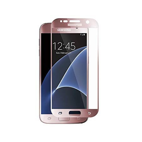 Protector Pantalla Rosa Cristal Templado Samsung Galaxy S7