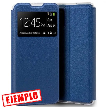 Funda Libro Azul con ventana Samsung Galaxy A53 5G