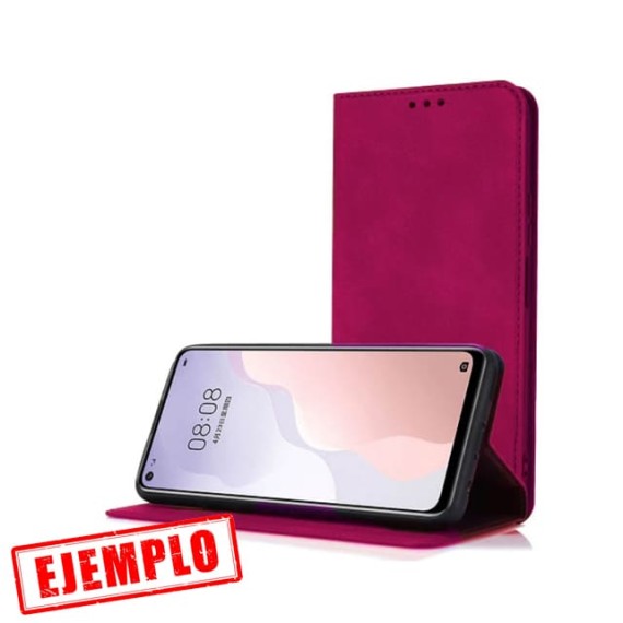 Funda Libro Rosa con ranuras para tarjetas Huawei P30 Pro