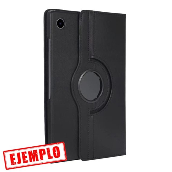 Funda Libro Rotativa Negra Samsung Galaxy Tab A8 10.5" X202 X205