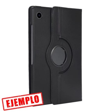 Funda Libro Rotativa Negra Samsung Galaxy Tab S7 Plus S8 Plus 12.4" T970 X800