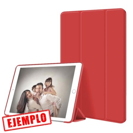 Funda Libro Smart Cover Roja Samsung Galaxy Tab S7 Plus S8 Plus 12.4" T970 X800