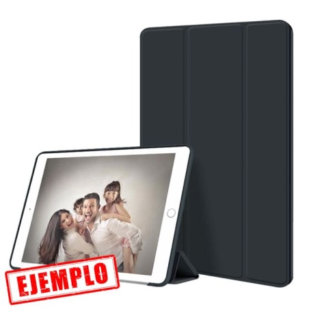 Funda Libro Smart Cover Negra Samsung Galaxy Tab S7 Plus S8 Plus 12.4" T970 X800