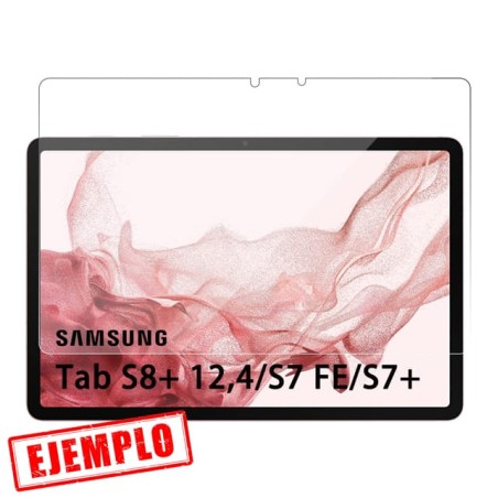 Protector Pantalla Cristal Templado Samsung Galaxy Tab S7 Plus S8 Plus 12.4" T970 X800