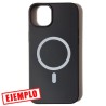 Carcasa Reforzada Negra + Anillo Magnético iPhone 14 Pro Max