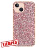Carcasa Glitter Tipo Swaroski Roja iPhone 14 Plus