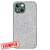 Carcasa Glitter Tipo Swaroski Lila iPhone 13