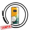 Carcasa Reforzada Negra + Anillo Magnético Samsung Galaxy A13 5G / A04S