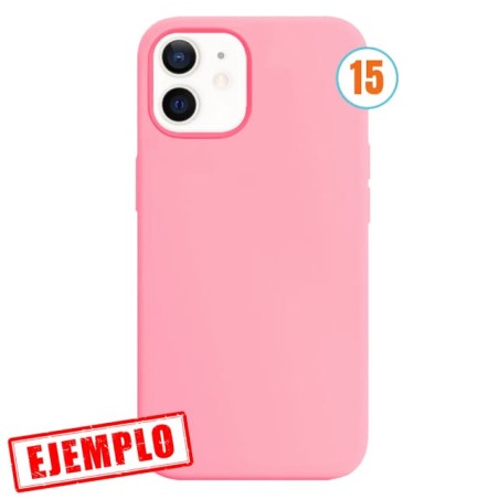Funda Gel Tacto Silicona Color Nº 15 iPhone 12 / 12 Pro