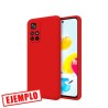 Funda Gel Tacto Silicona Roja Cámara 3D Xiaomi Poco M4 Pro 5G / Redmi Note11 5G / Redmi Note11S 5G