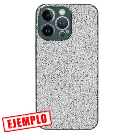Carcasa Glitter Tipo Swaroski Verde Oscuro iPhone 14 Pro Max