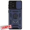 Carcasa Reforzada Azul + Anillo Magnético + Tapa Cámara Samsung Galaxy A13 4G