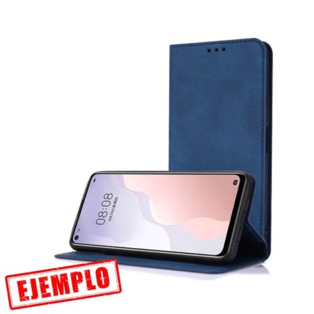 Funda Libro Azul con ranuras para tarjetas Huawei P Smart 2019 / Honor10 Lite
