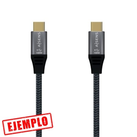 Cable de Datos AISENS A107-0670 Tipo C a Tipo C 5A 100W 0.6M