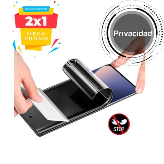 Promo 2X1 Protector Pantalla Hidrogel Antiespía / Privacidad