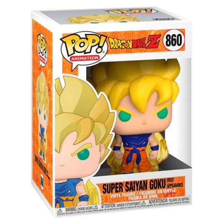Funko Pop! Figura Pop DragonBall Z - S8 Super Saiyan Goku First Appearance - 860