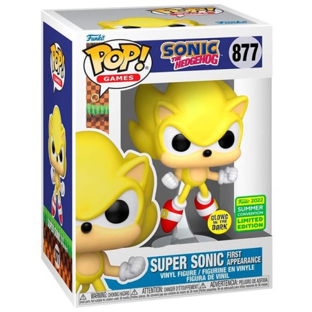 Funko Pop! Figura POP Sonic The HedgeHog - Super Sonic First Appearance - 877