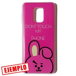 Funda Gel Basic Don't Touch My Phone Xiaomi Redmi Note 9S / Note 9 Pro