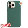 Funda Gel Tacto Silicona Verde Nº 24 iPhone 14 Pro Max