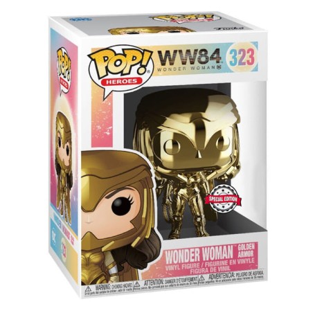 Funko Pop! Figura POP DC WW84 - Wonder Woman Golden Armor Special Edition - 323