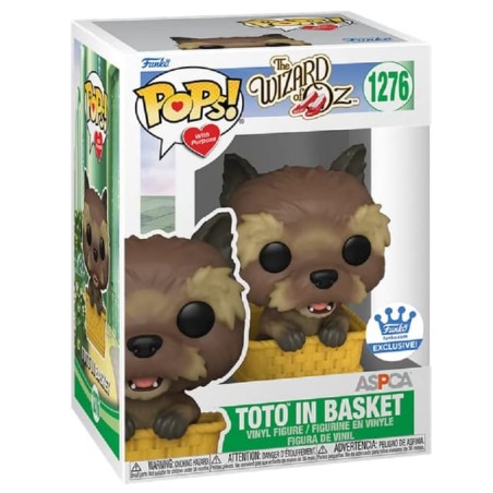 Funko Pop! Figura POP The Wizard of Oz - Toto in Basket Exclusive - 1276