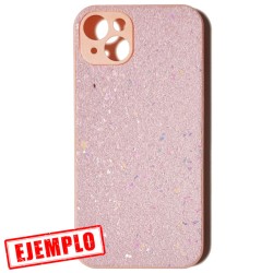 Carcasa Glitter Rosa iPhone 15