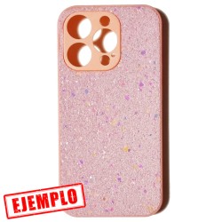 Carcasa Glitter Rosa iPhone 15 Pro