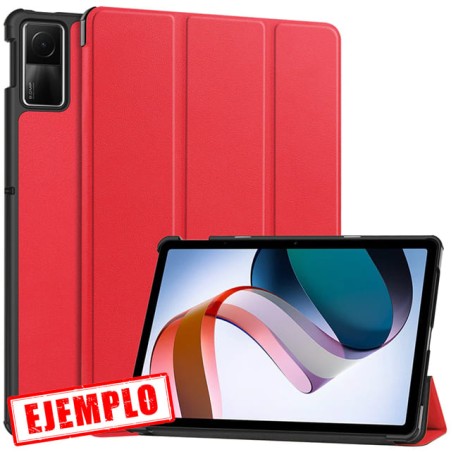 Funda Libro Smart Cover Roja Xiaomi Redmi Pad SE