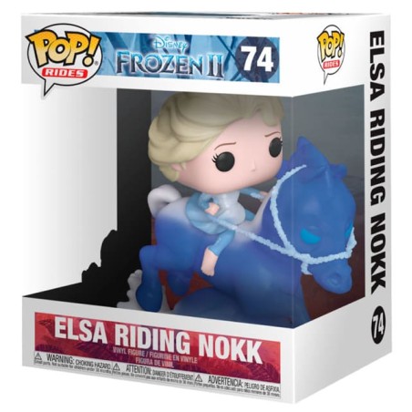 Funko Pop! Figura Pop Disney Frozen II - Elsa Riding Nokk - 74