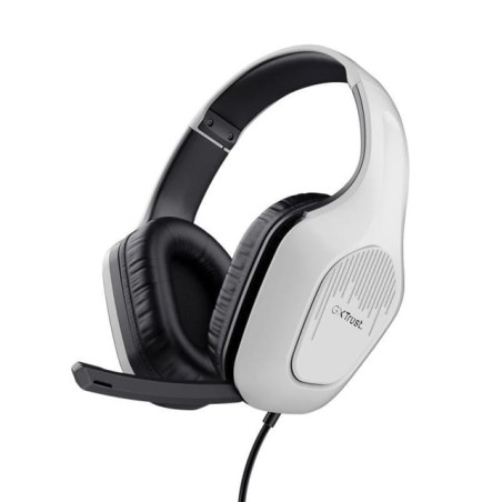 Auriculares Stereo Gaming Trust GXT 415 Zirox White Jack 3.5mm