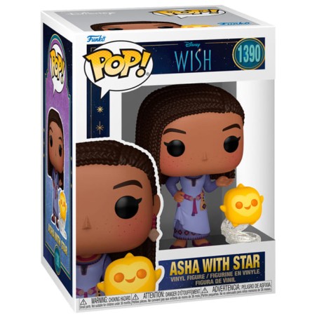Funko Pop! Figura Pop Disney Wish - Asha with Star - 1390