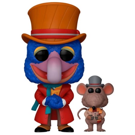 Funko Pop! Figura Pop Disney The Muppet Christmas Carol - Charles Dickens with Rizzo - 1456