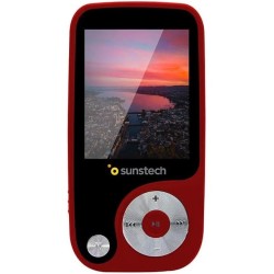 Reproductor MP4 Sunstech Thorn 4GB Radio FM Red
