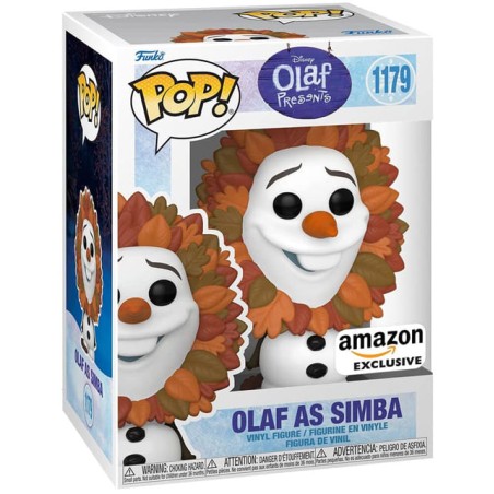 Funko Pop! Figura Pop Disney Olaf Presents- Olaf as Simba Exclusive - 1178