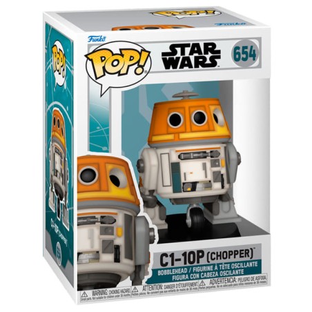 Funko Pop! Figura POP Star Wars - C1-10P (Chopper) - 654