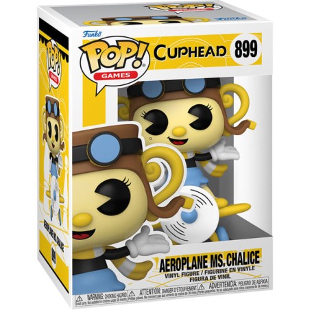 Funko Pop! Figura POP CupHead - Aeroplane Ms. Chalice - 899