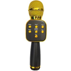 Micrófono / Karaoke Altavoz Bluetooth M2 Tech V669 Negro Dorado