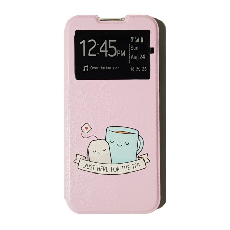 Funda Libro Just Here for the Tea Huawei Y6 2019 / Honor 8A