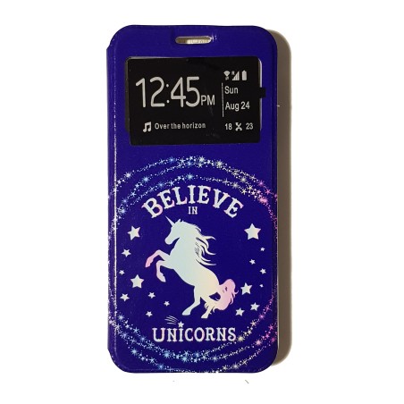 Funda Libro Believe in Unicorns Huawei Mate20 Lite