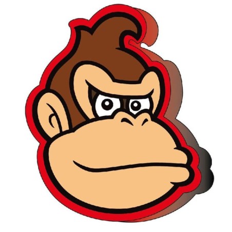 Cojín 3D Donkey Kong Super Mario Bros