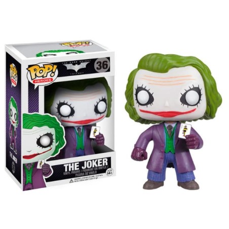 Funko Pop! Figura Pop DC Comics El Caballero Oscuro - The Joker - 36