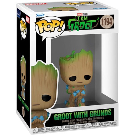 Funko Pop! Figura POP Marvel I'm a Groot - Groot with Grunds - 1194