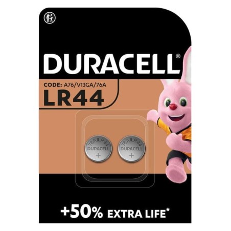 2 Pilas Duracell LR44 1,5V